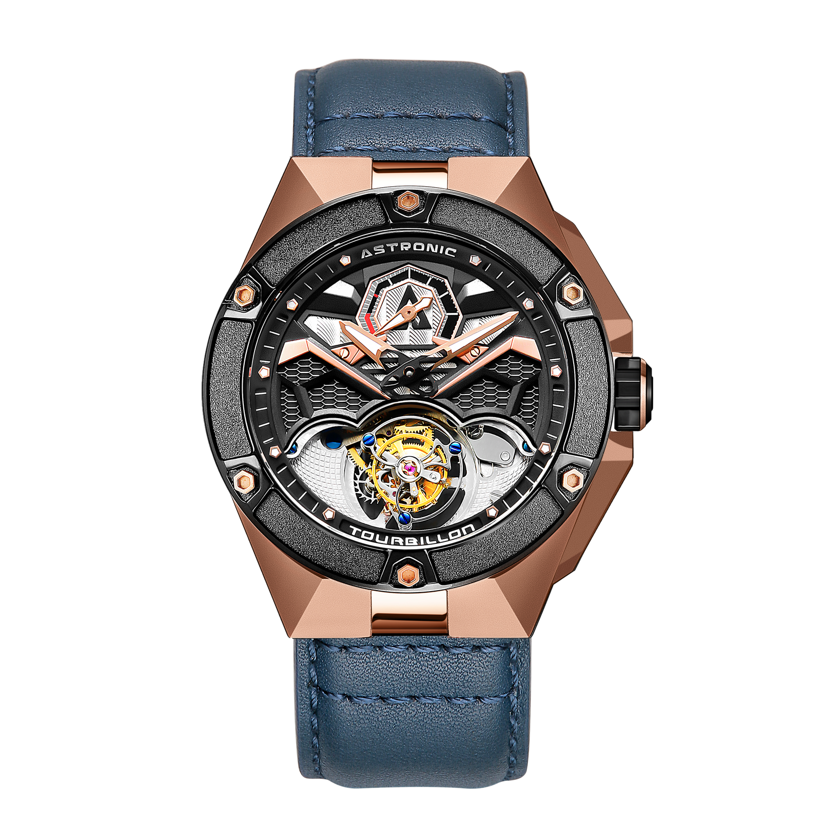 NIGHTHAWK TOURBILLON | ROSE GOLD BLUE