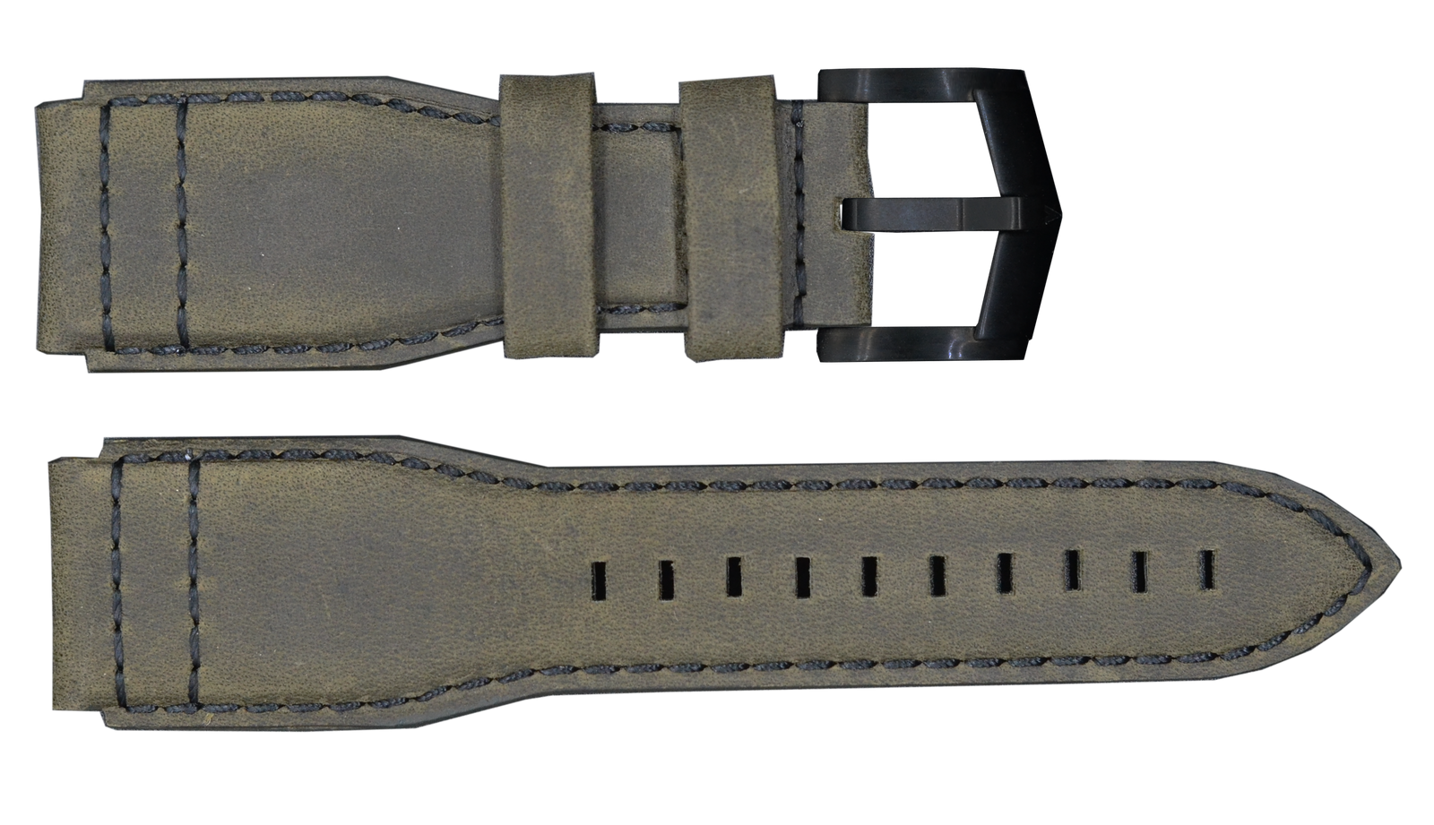 Strap with Black Buckle | Military Green