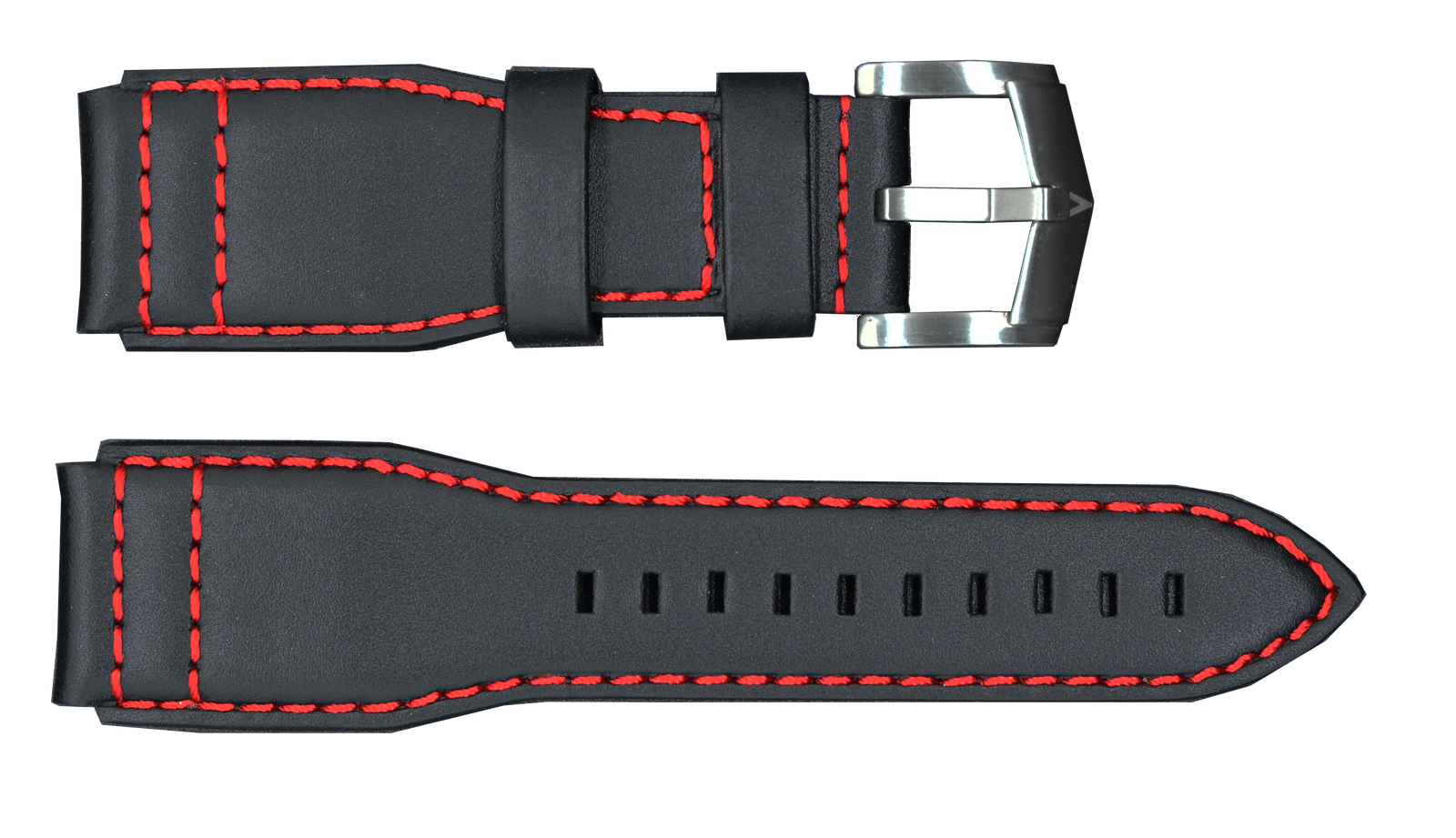 Strap with Silver Buckle | Black